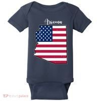 Arizona United States Map Baby Bodysuit thumb 0