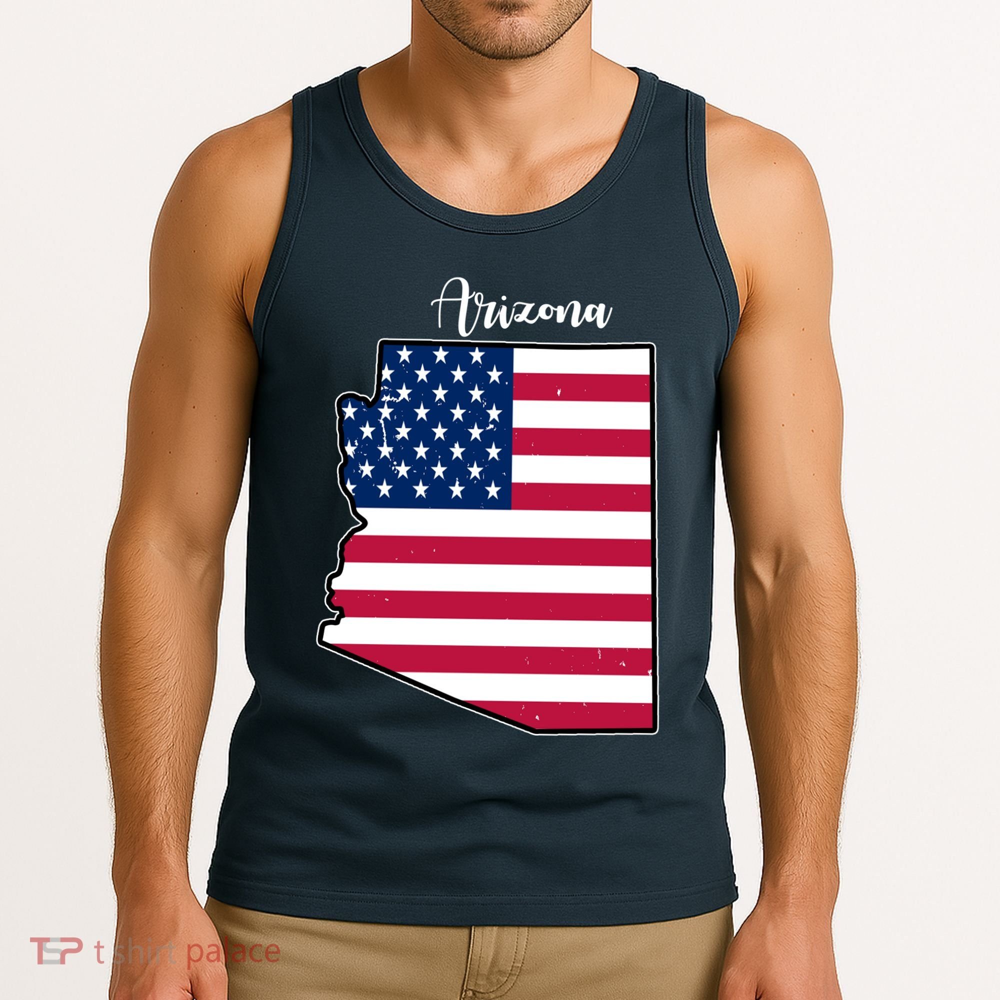 Arizona United States Map Tank Top