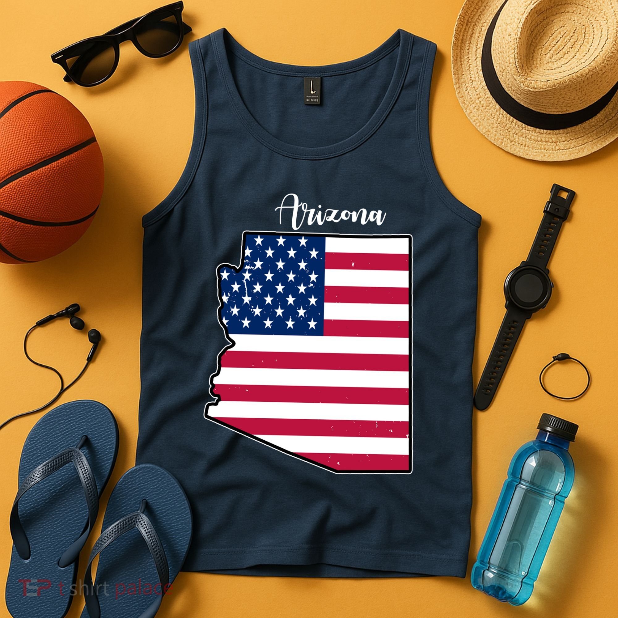 Arizona United States Map Tank Top