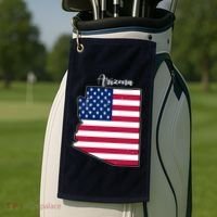 Arizona United States Map Golf Towel thumb 2