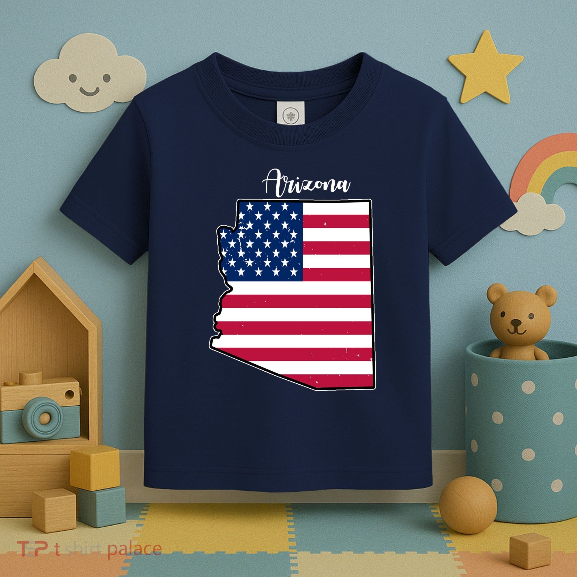 Arizona United States Map Toddler T-Shirt