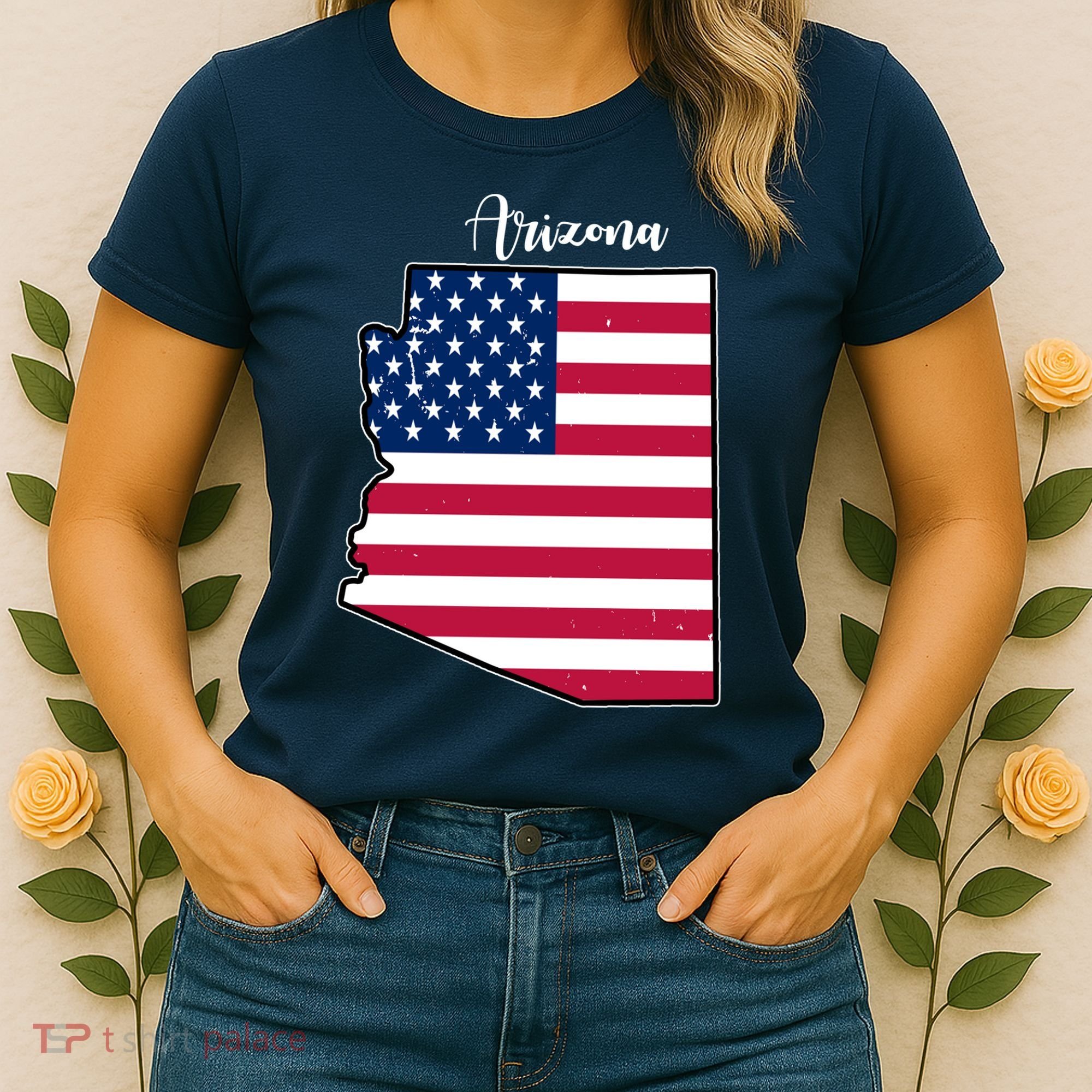 Arizona United States Map Women's T-Shirt