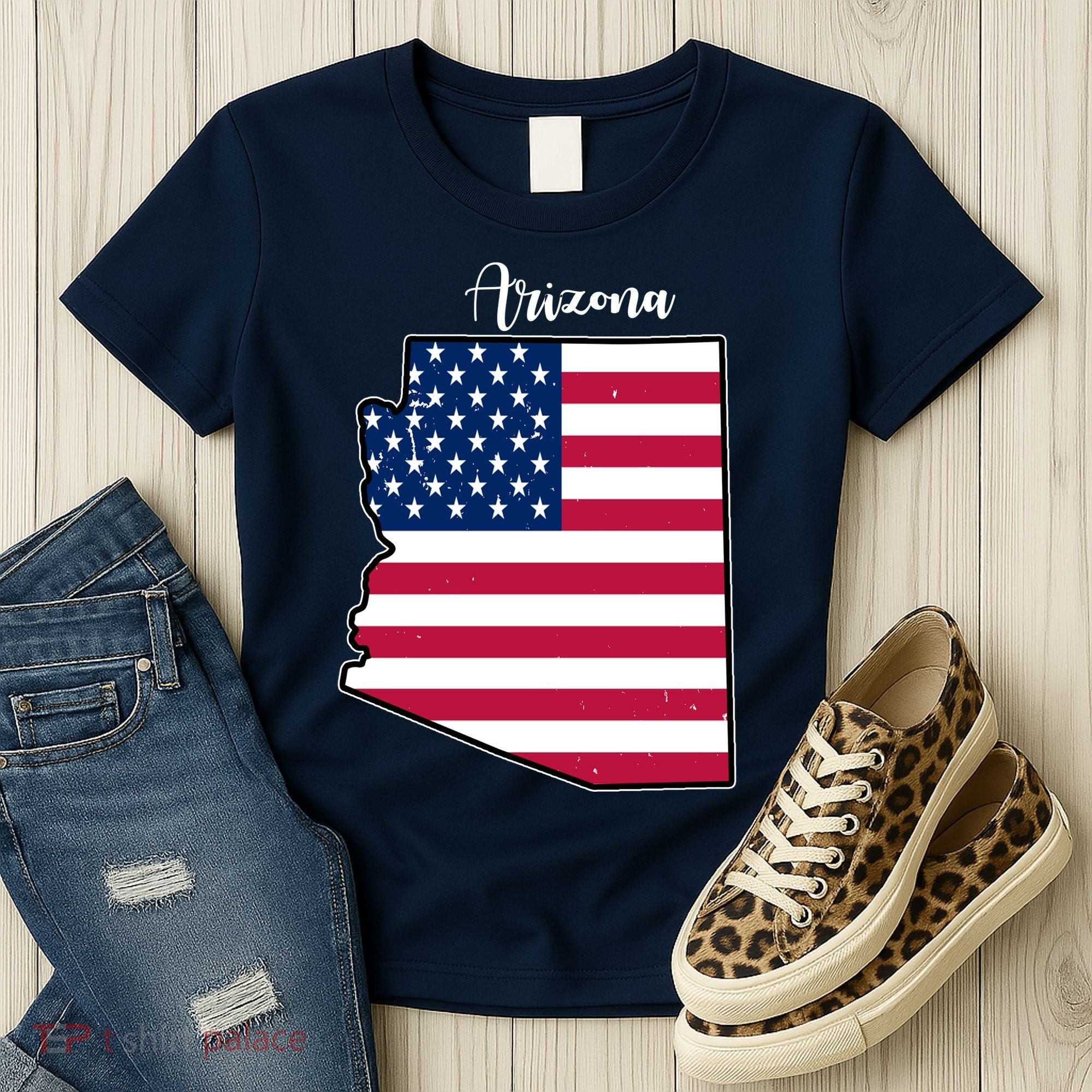 Arizona United States Map Women's T-Shirt