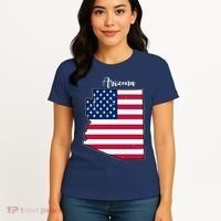 Arizona United States Map Women's T-Shirt thumb 4