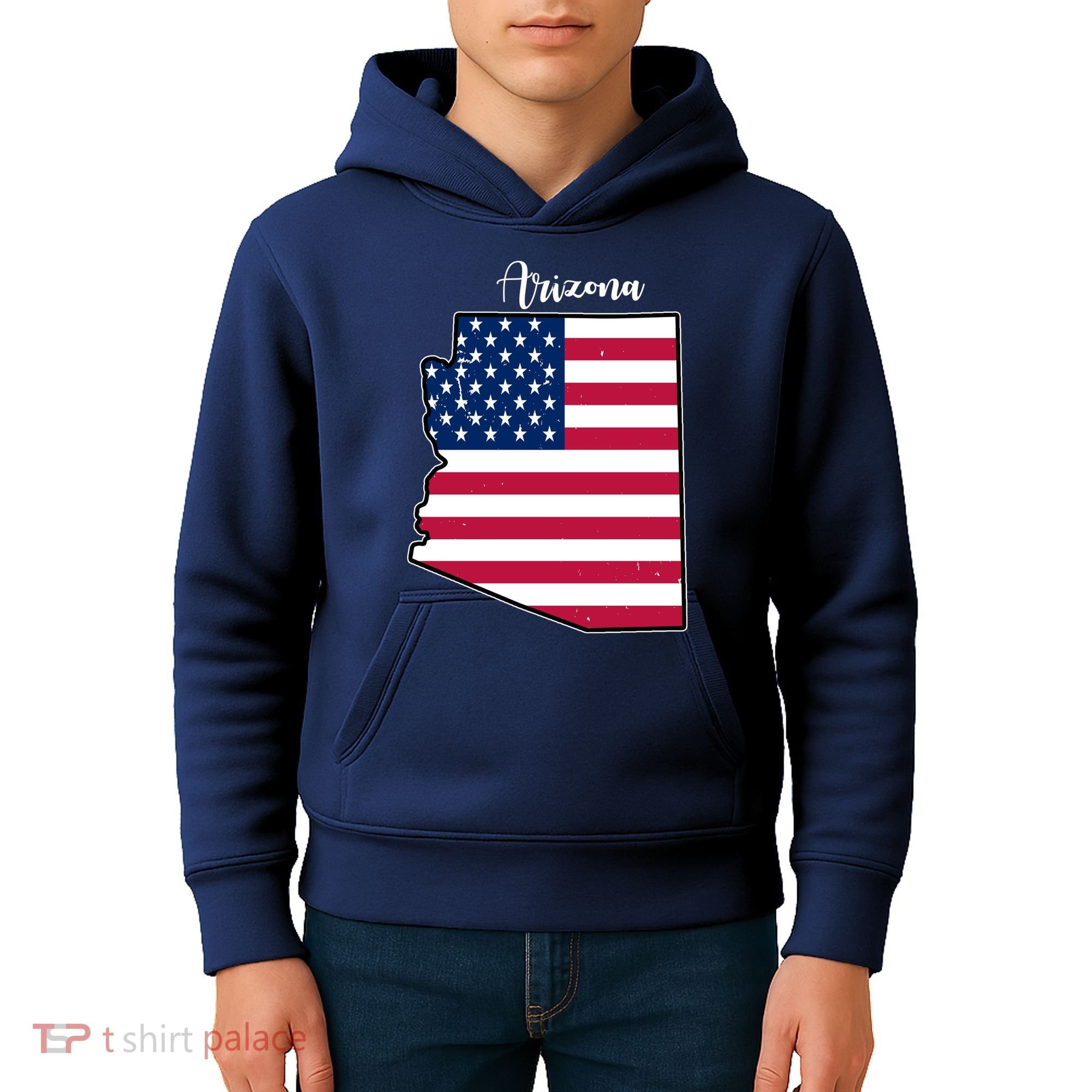Arizona United States Map Kids Hoodie