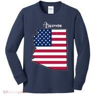 Arizona United States Map Kids Long Sleeve Shirt thumb 0