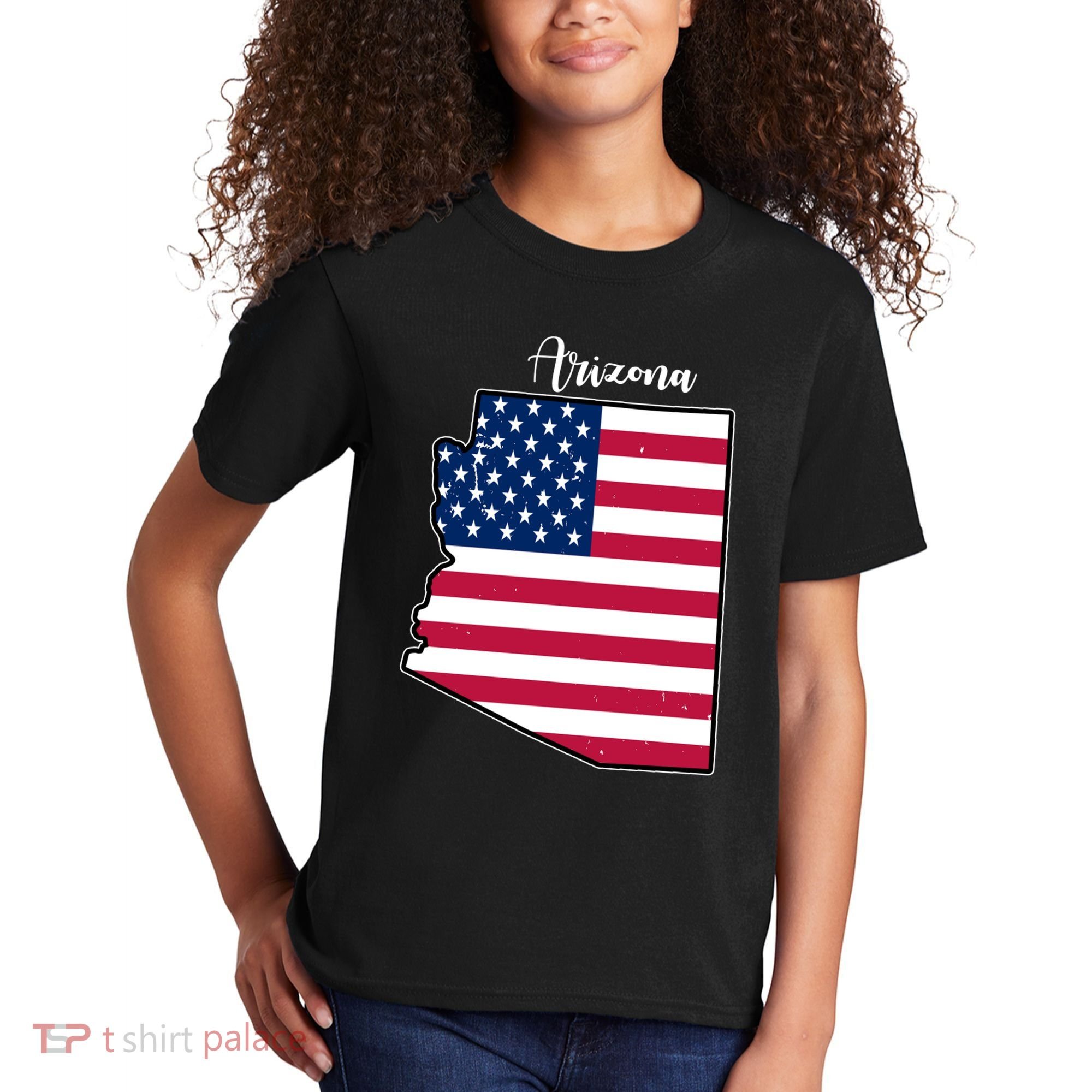 Arizona United States Map Kids T-Shirt
