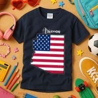 Arizona United States Map Kids T-Shirt thumb 3