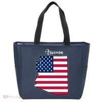 Arizona United States Map Tote Bag thumb 0