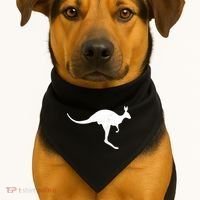 Aussie Kangaroo USA-Made Doggie Bandana thumb 1
