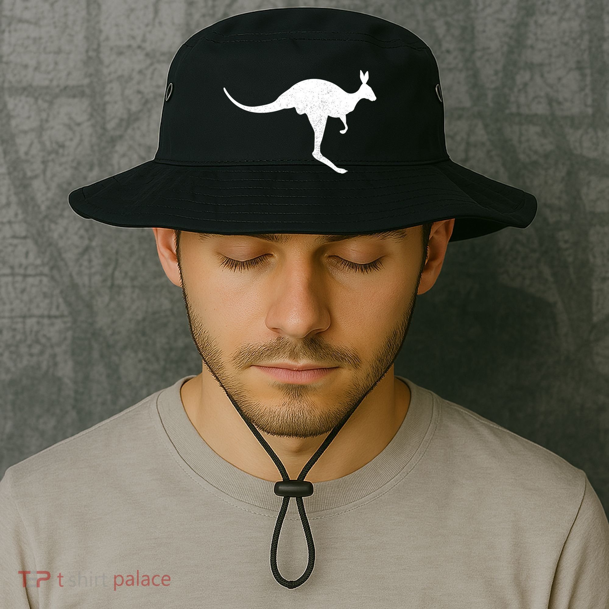Aussie Kangaroo Bucket Hat