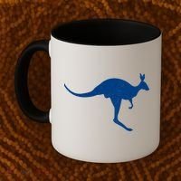 Aussie Kangaroo Coffee Mug thumb 2