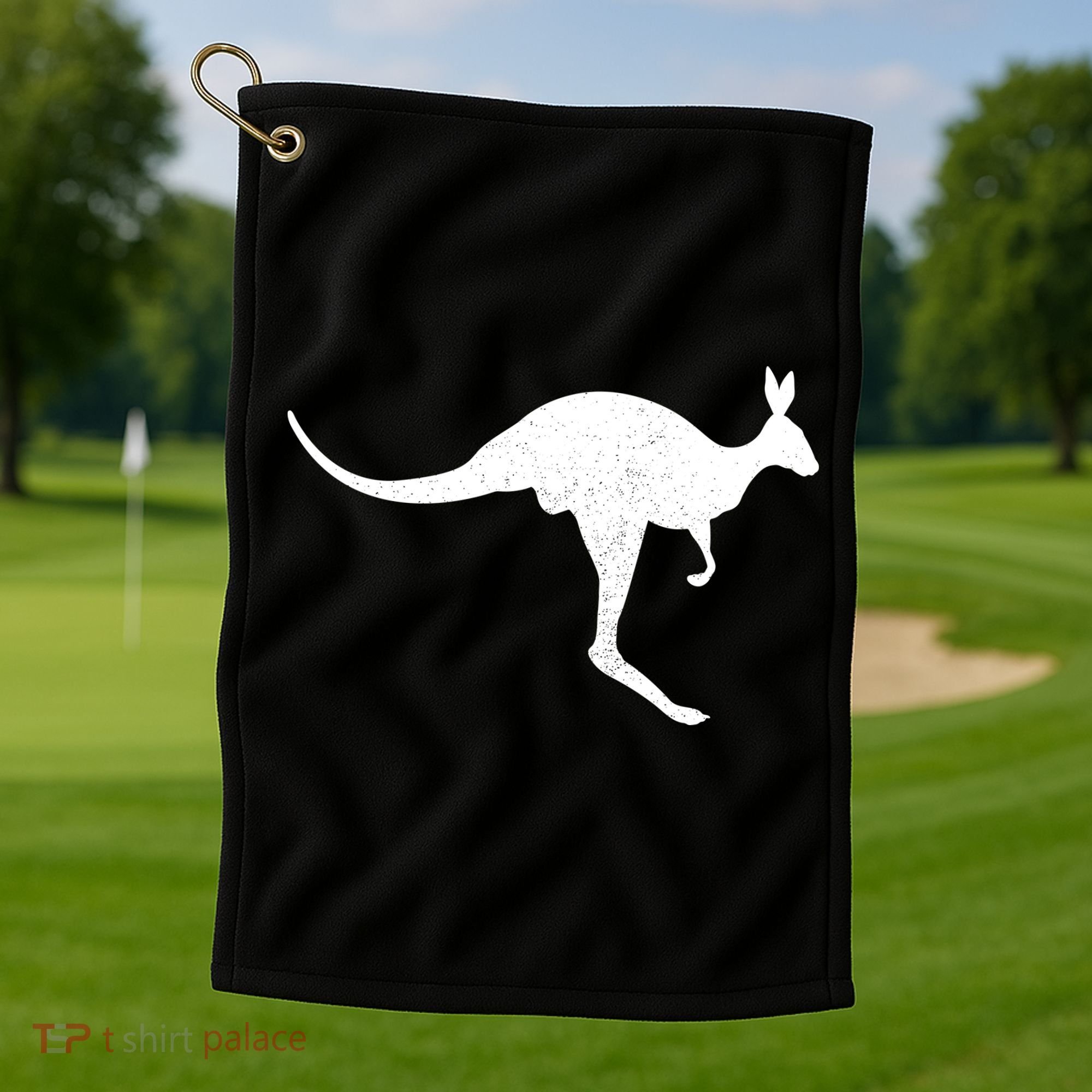 Aussie Kangaroo Golf Towel