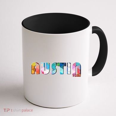 Austin Texas  Coffee Mug back