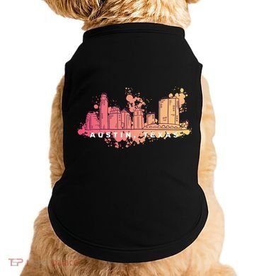 Austin Texas Skyline Doggie Tank