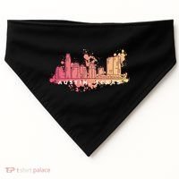Austin Texas Skyline USA-Made Doggie Bandana thumb 0