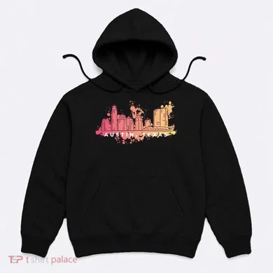 Austin Texas Skyline Hoodie