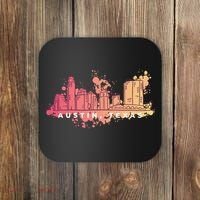 Austin Texas Skyline Coaster thumb 0
