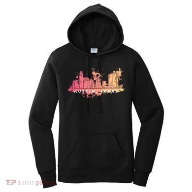 Austin Texas Skyline Women's Hoodie