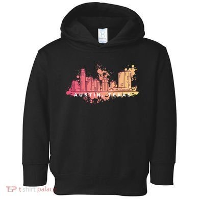Austin Texas Skyline Toddler Hoodie