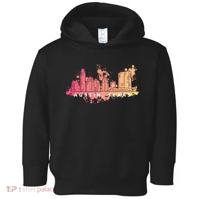 Austin Texas Skyline Toddler Hoodie
