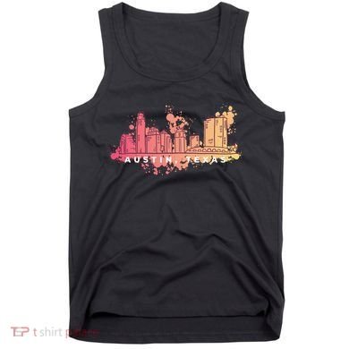 Austin Texas Skyline Tank Top
