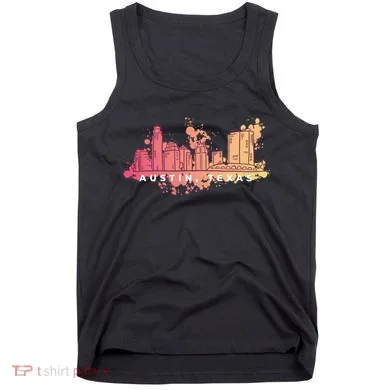 Austin Texas Skyline Tank Top