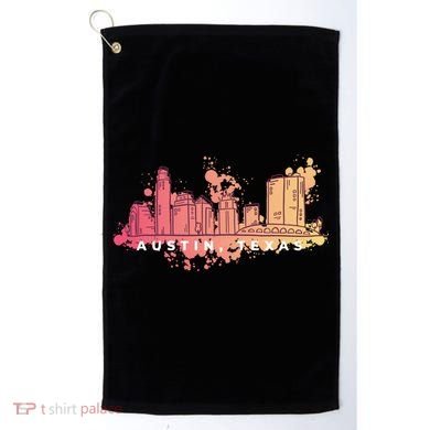 Austin Texas Skyline Golf Towel