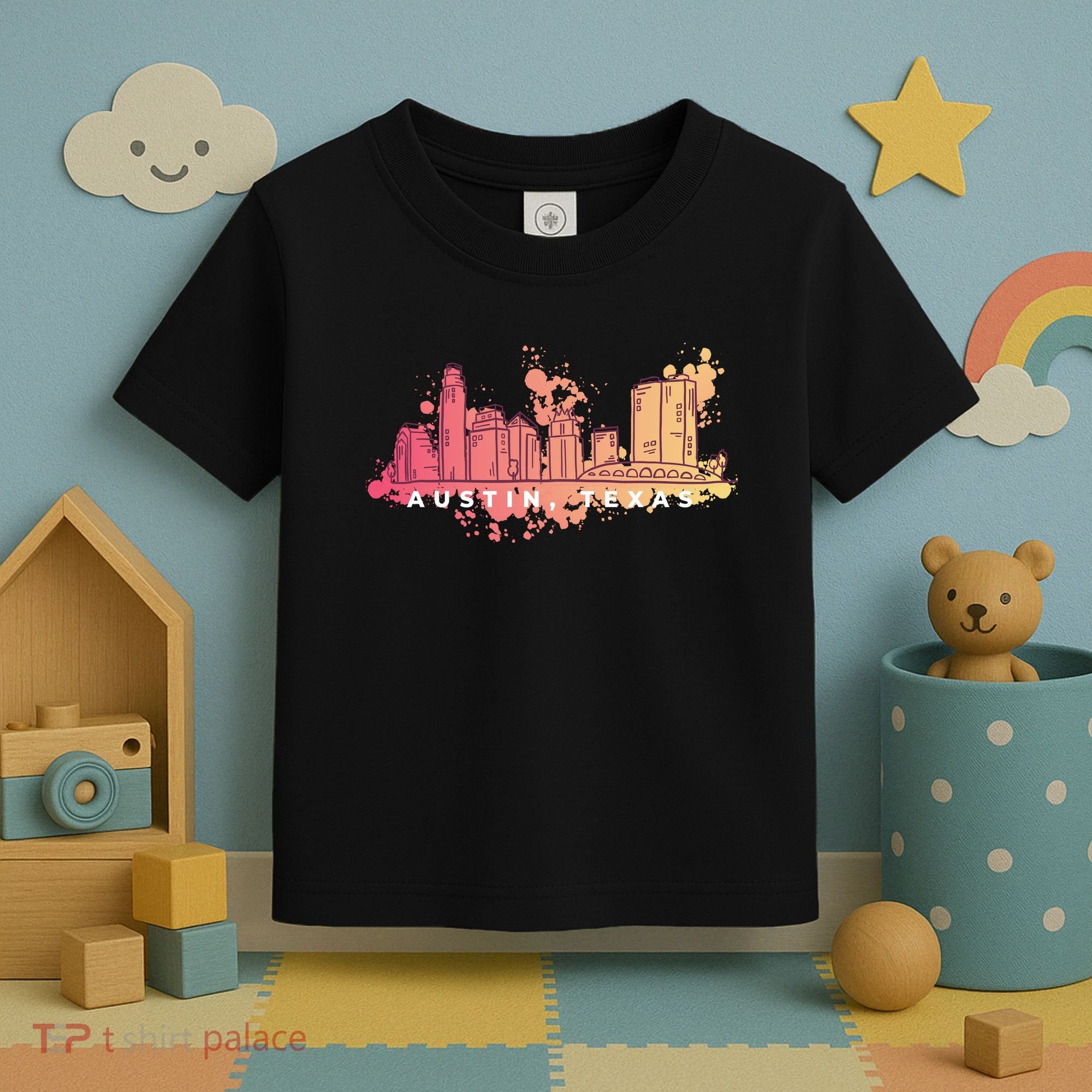 Austin Texas Skyline Toddler T-Shirt