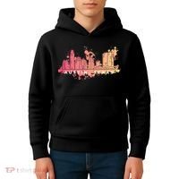 Austin Texas Skyline Kids Hoodie thumb 4