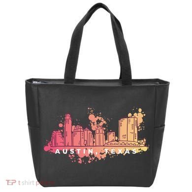 Austin Texas Skyline Tote Bag