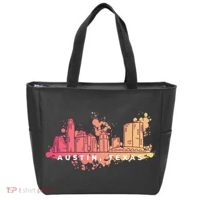 Austin Texas Skyline Tote Bag