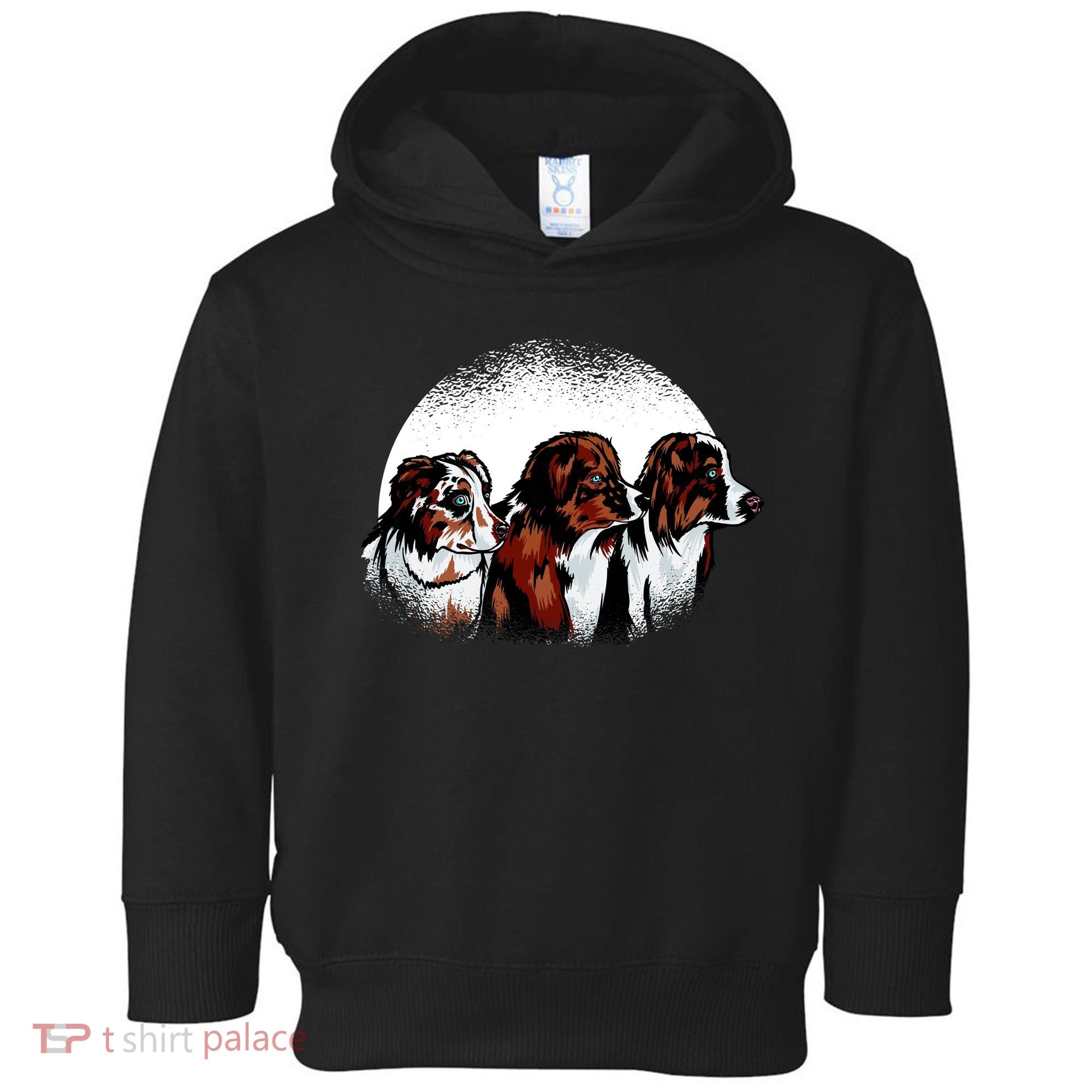 Australian Shepherd Dogs Toddler Hoodie