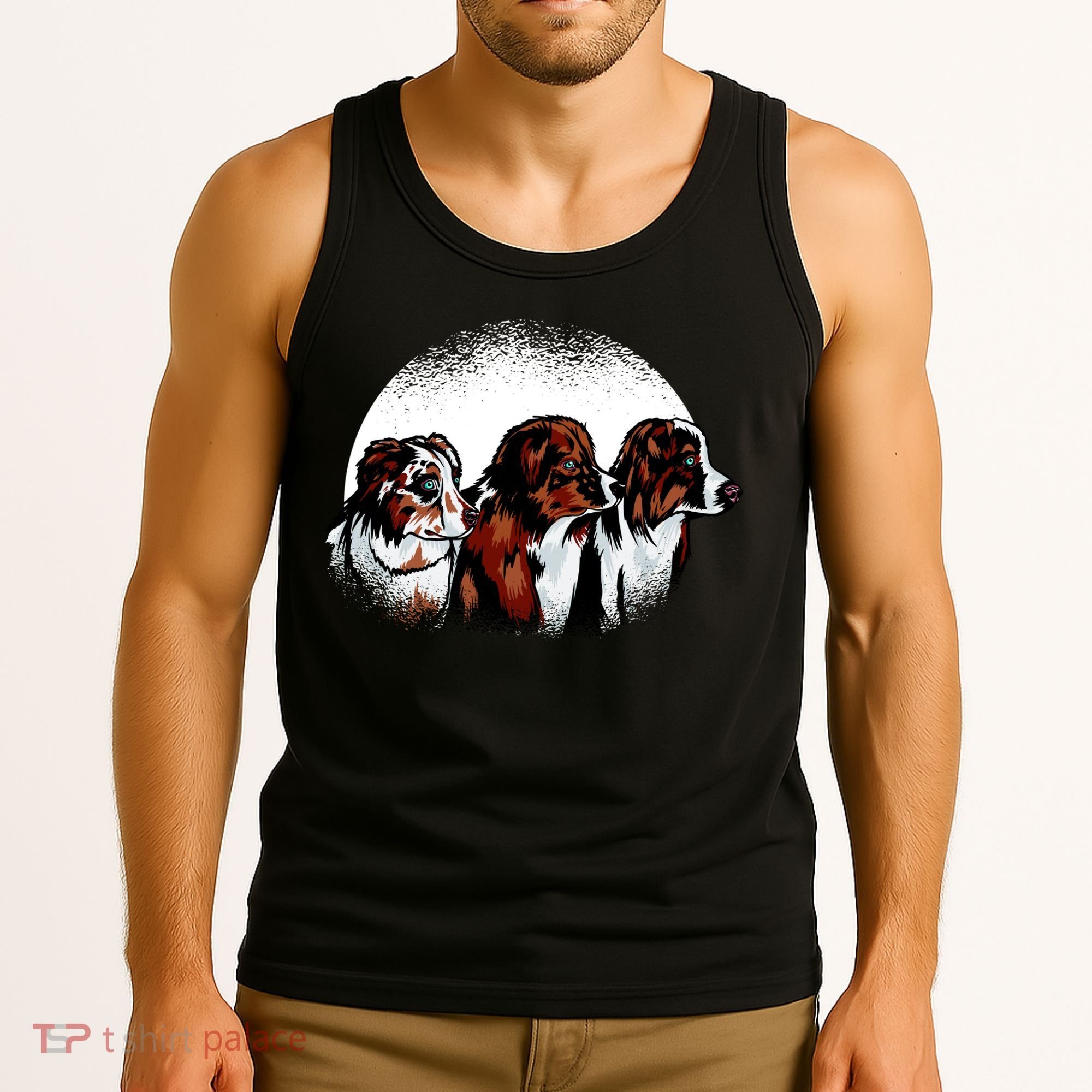 Australian Shepherd Dogs Tank Top