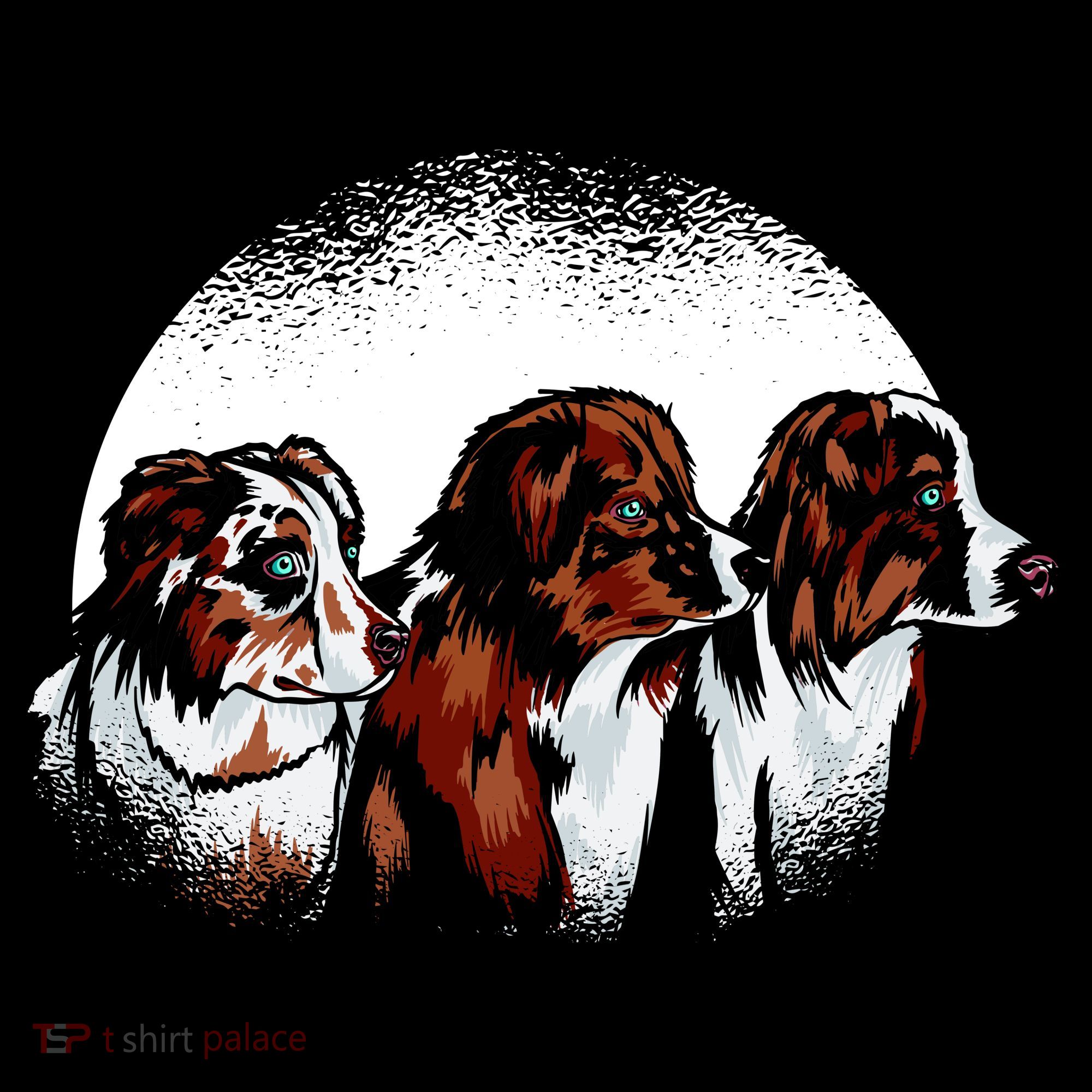 Australian Shepherd Dogs Tank Top