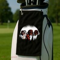 Australian Shepherd Dogs Golf Towel thumb 2