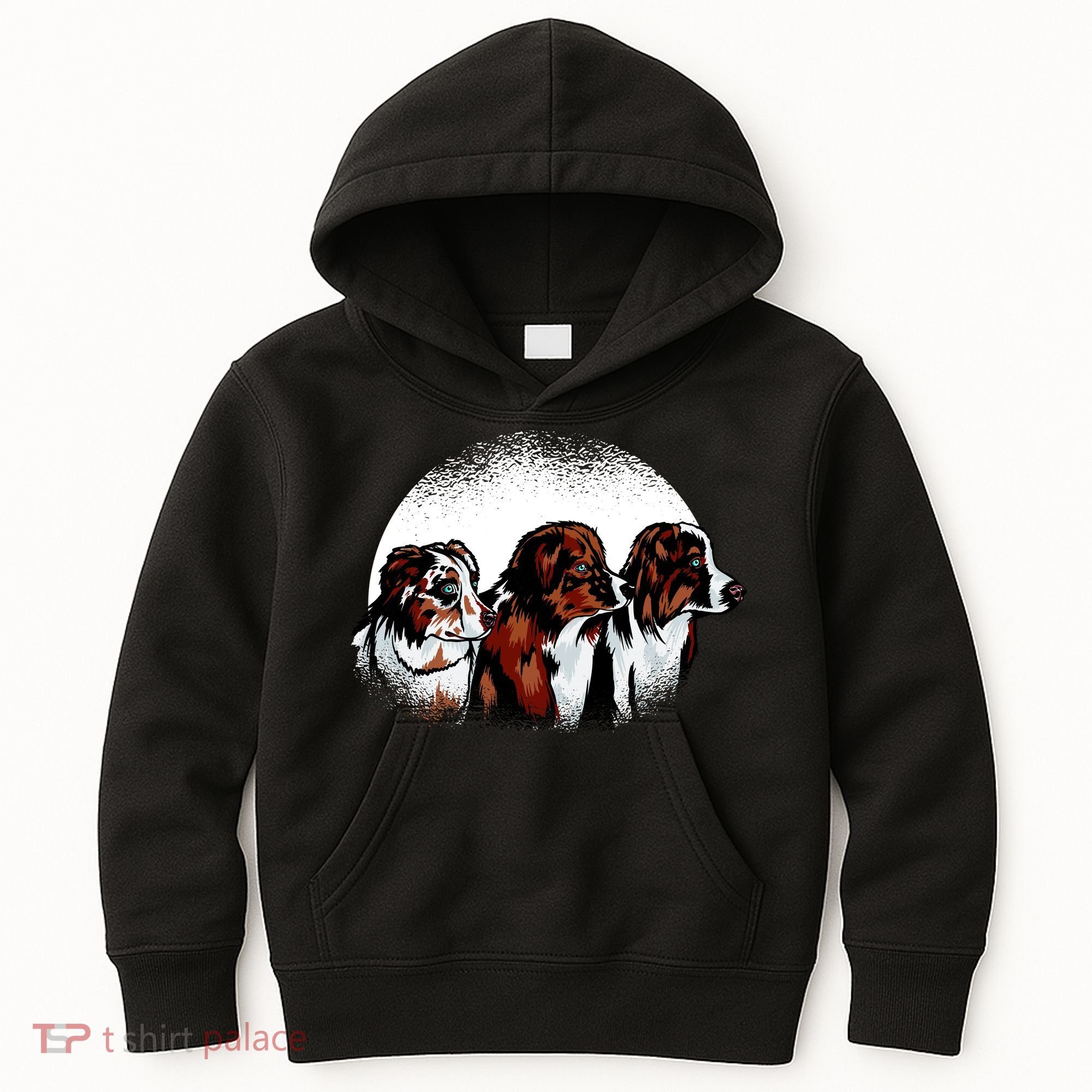 Australian Shepherd Dogs Kids Hoodie