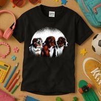 Australian Shepherd Dogs Kids T-Shirt thumb 3