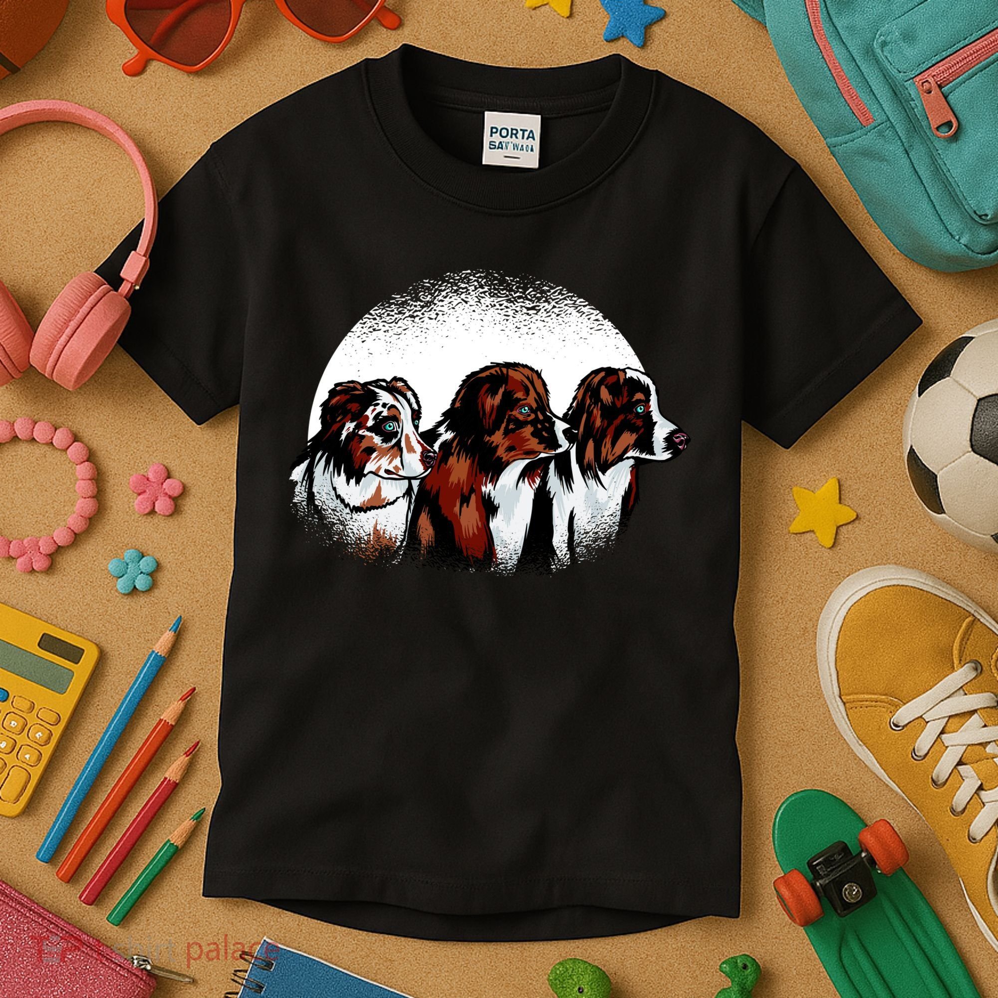 Australian Shepherd Dogs Kids T-Shirt