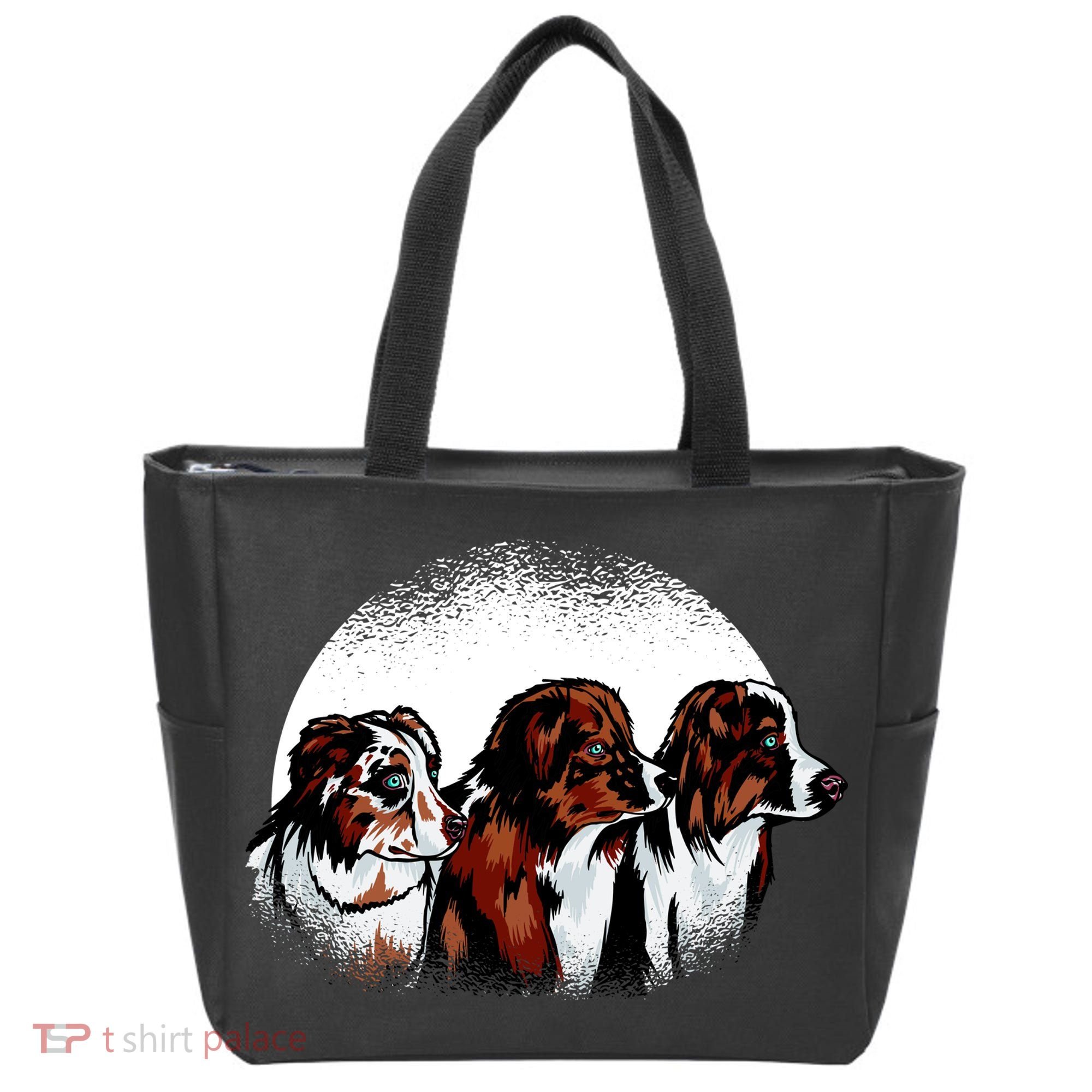 Australian Shepherd Dogs Tote Bag