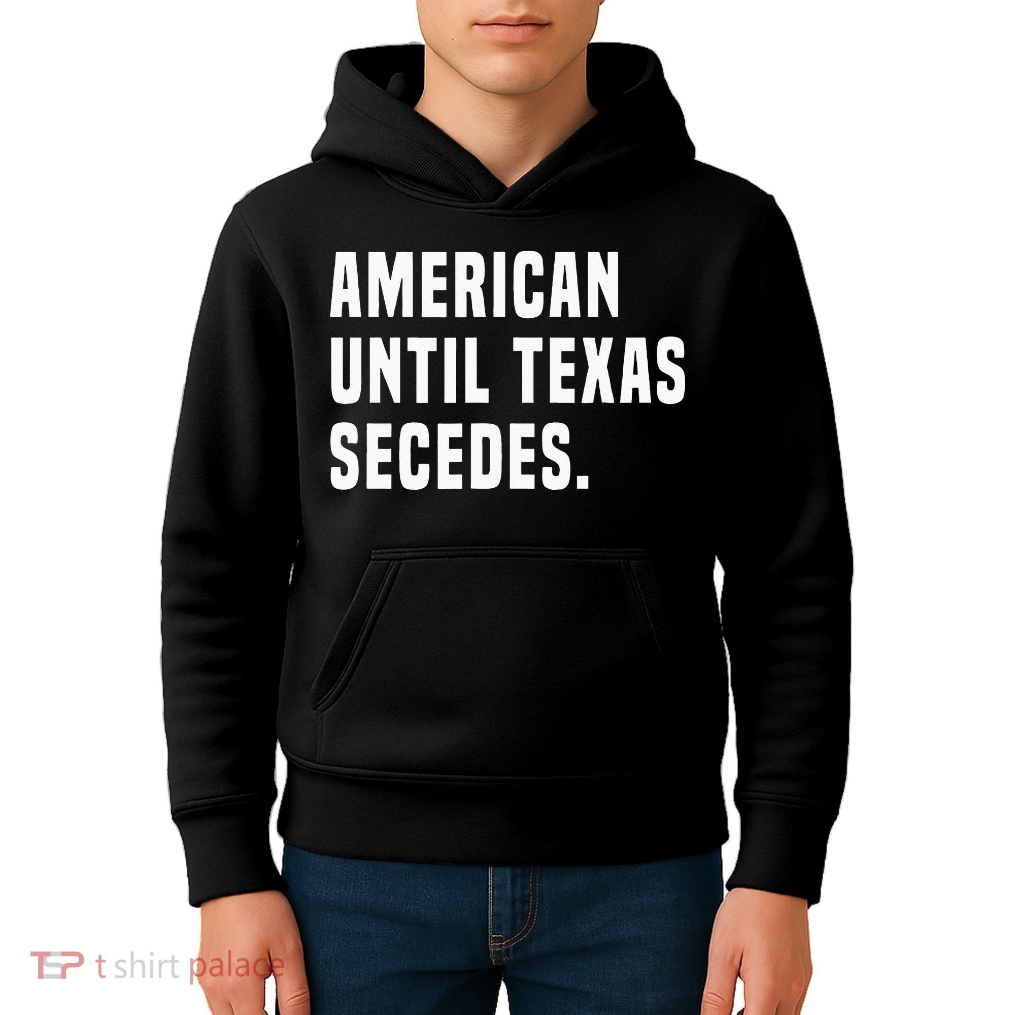 American Until Texas Secedes Funny Native Texan Kids Hoodie