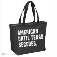 American Until Texas Secedes Funny Native Texan Tote Bag thumb 2