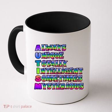 Always Unique Totally Intelligent Sometimes Mysterious Autism Awareness Coffee Mug