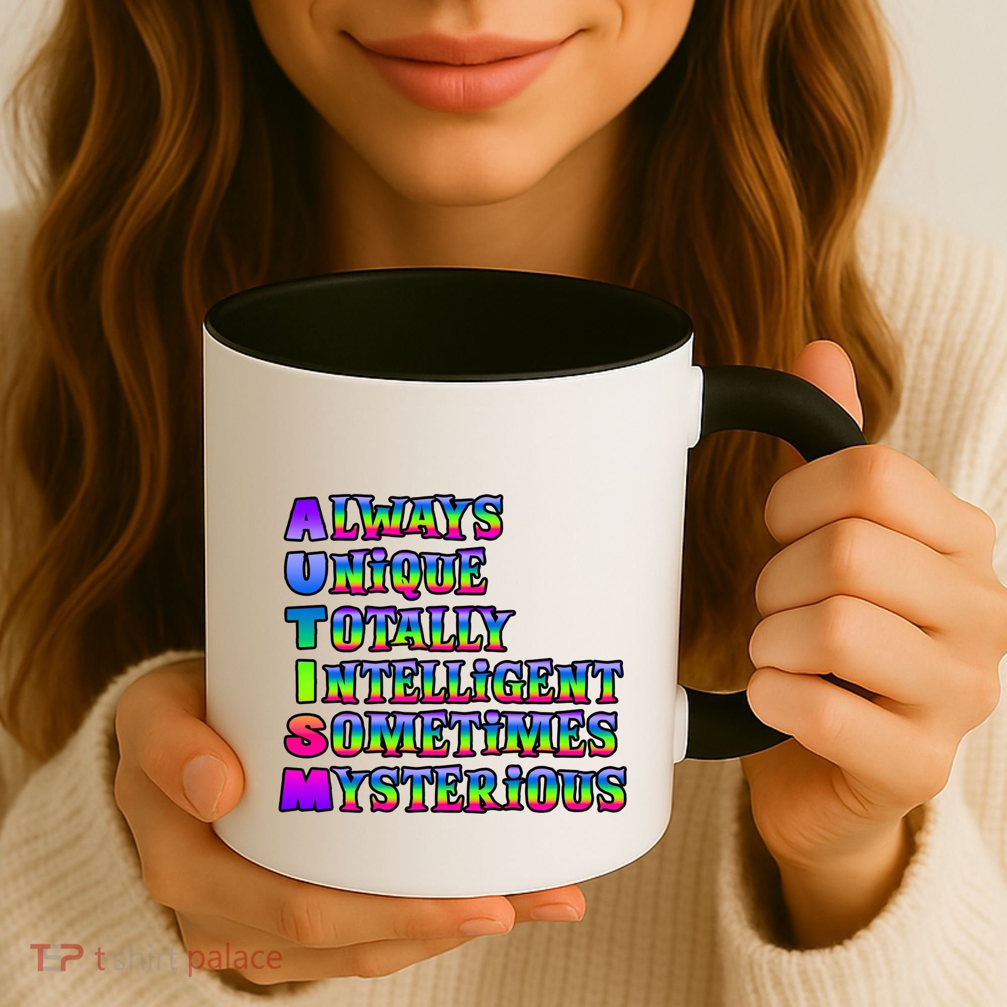 Always Unique Totally Intelligent Sometimes Mysterious Autism Awareness Coffee Mug