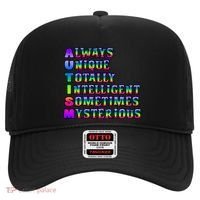 Always Unique Totally Intelligent Sometimes Mysterious Autism Awareness Hat thumb 0