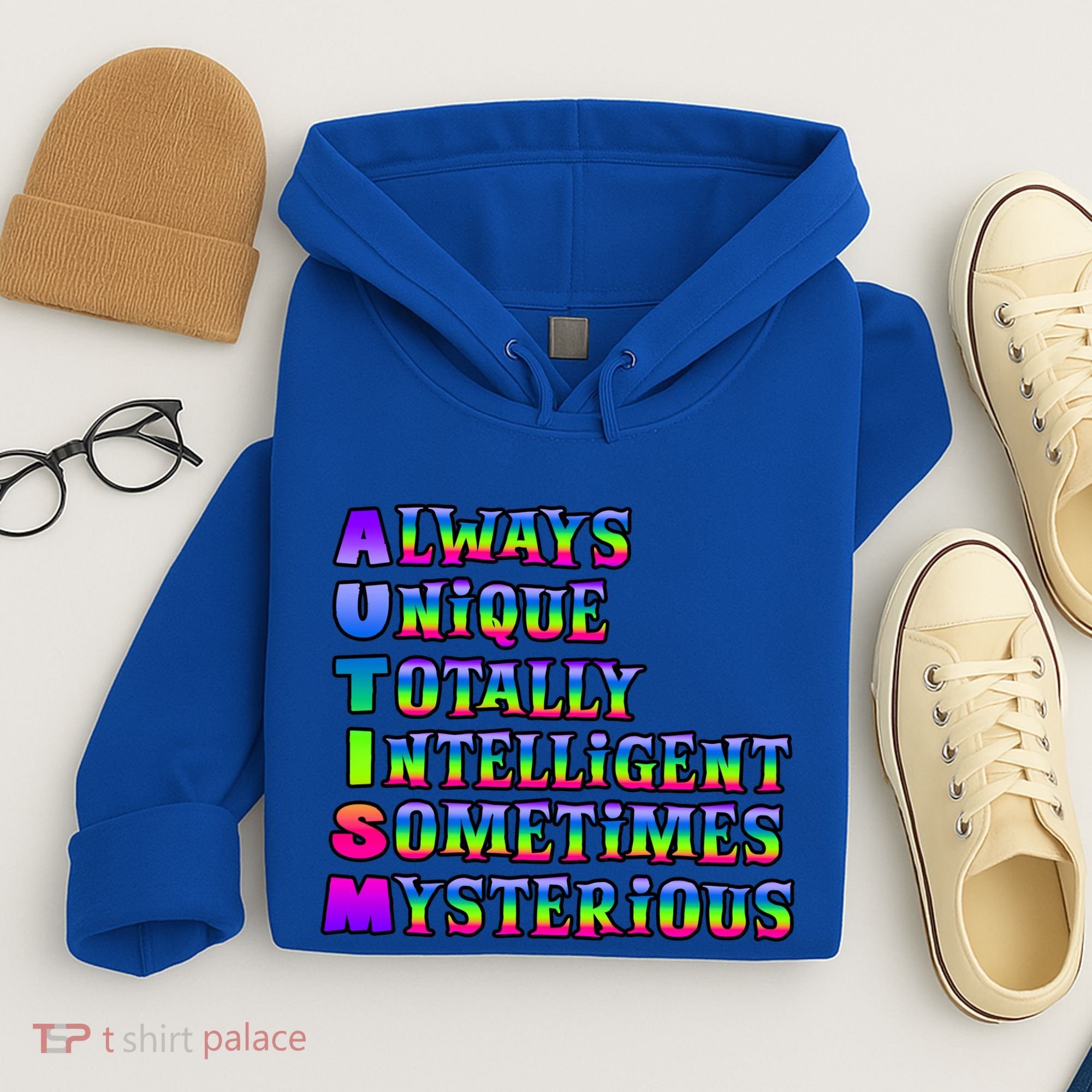 Always Unique Totally Intelligent Sometimes Mysterious Autism Awareness Hoodie