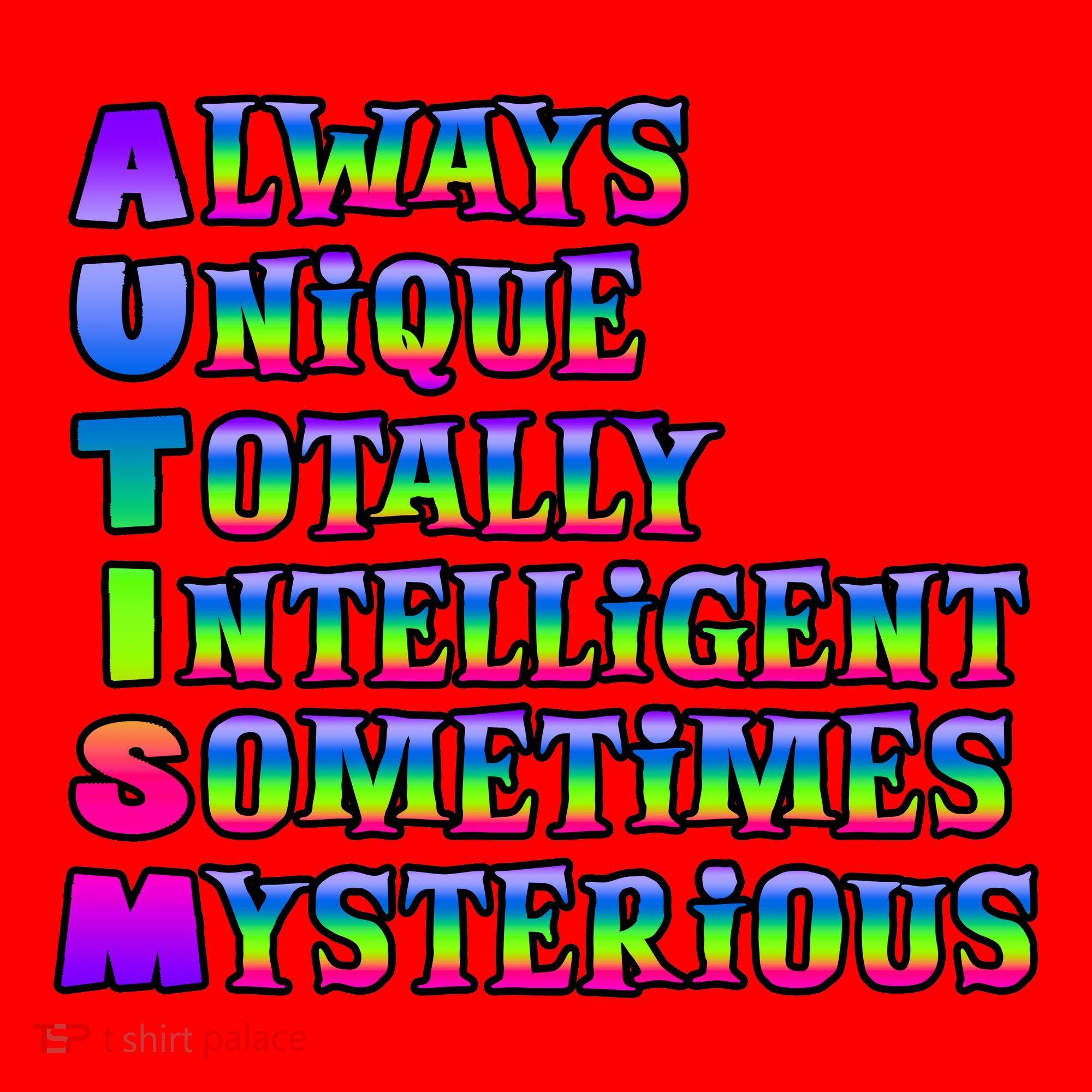 Always Unique Totally Intelligent Sometimes Mysterious Autism Awareness Santa Hat