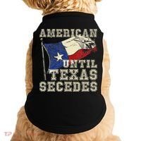 American Until Texas Secedes Texas Doggie Tank thumb 0