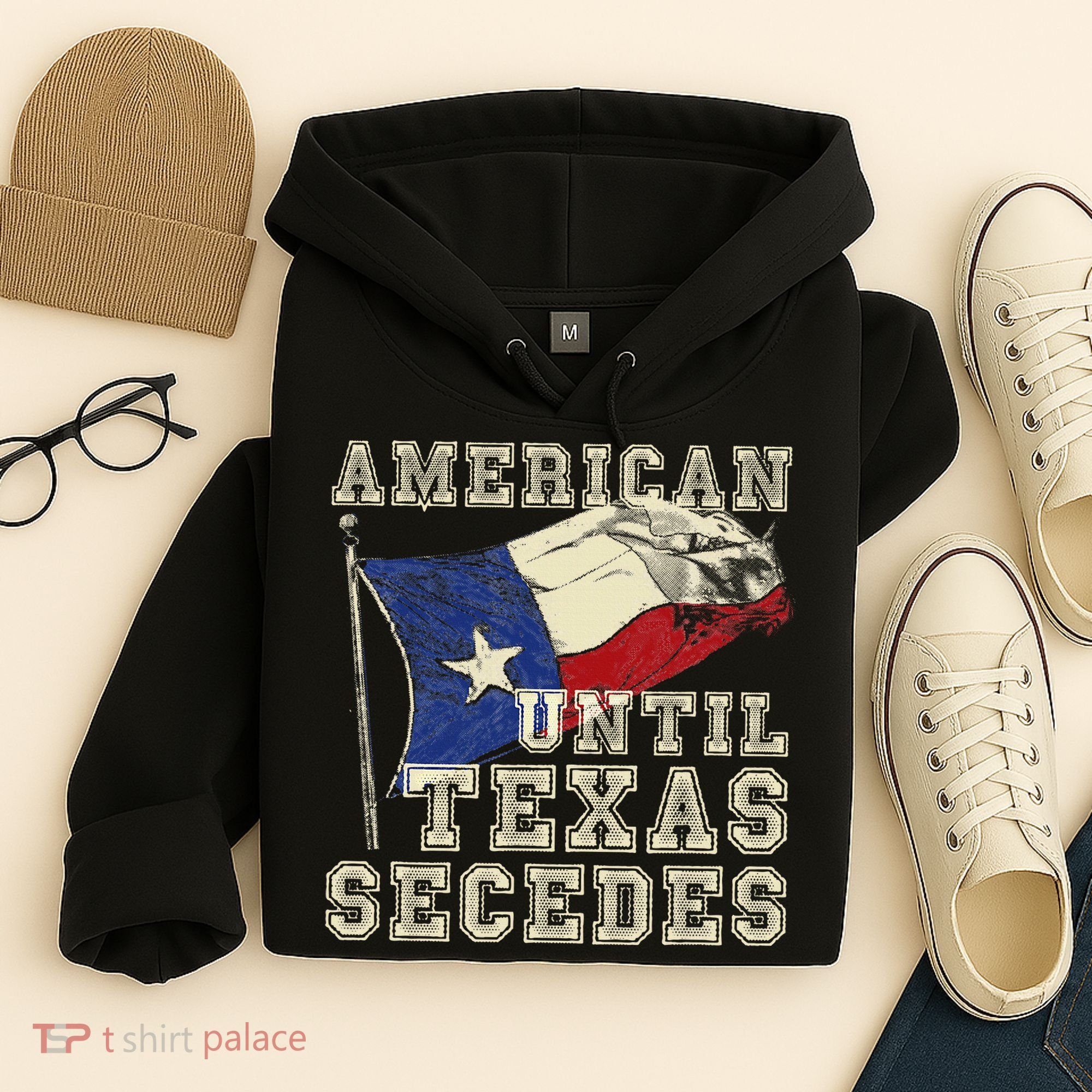 American Until Texas Secedes Texas Hoodie