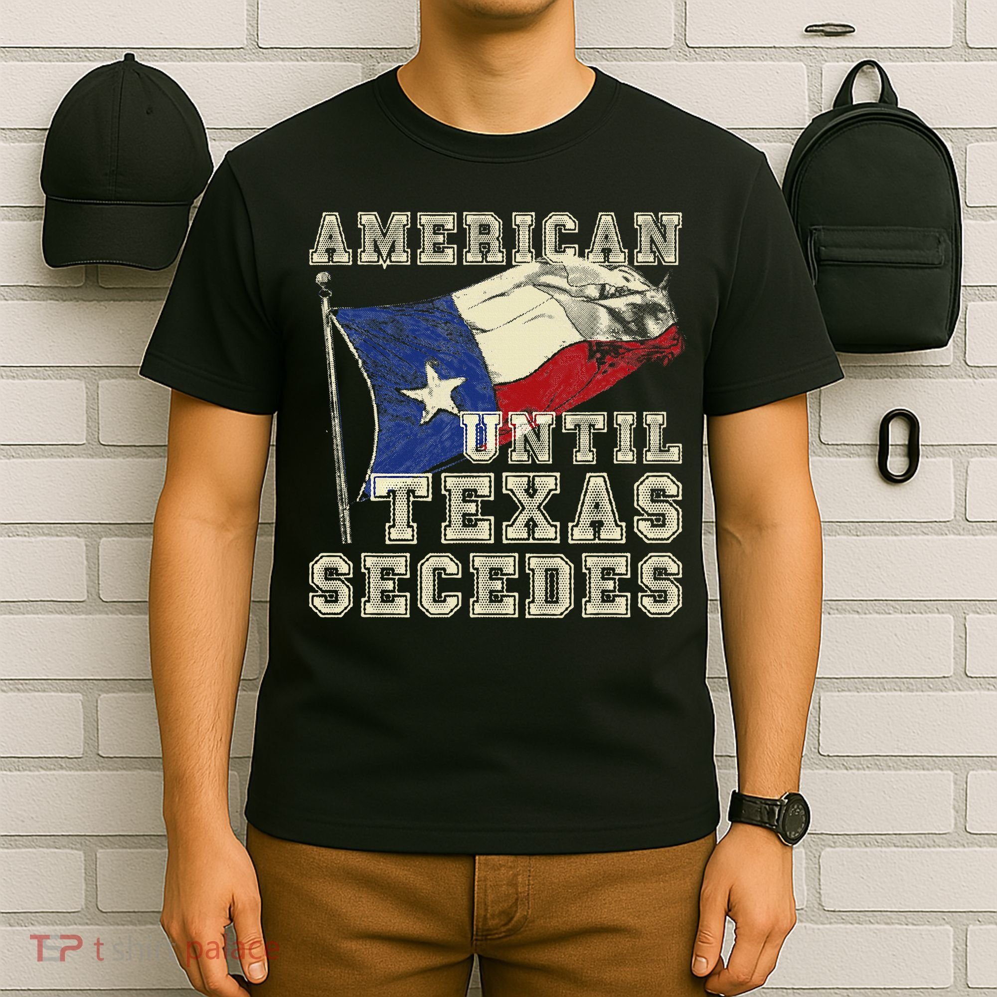 American Until Texas Secedes Texas T-Shirt
